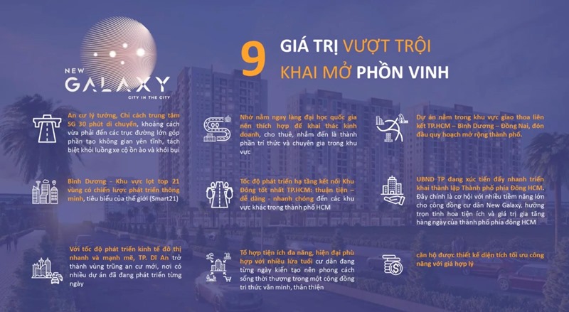 CHUNG CƯ NEW GALAXY DĨ AN BÌNH DƯƠNG