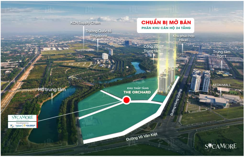 Cho thuê căn hộ Orchard Sycamore Bình Dương