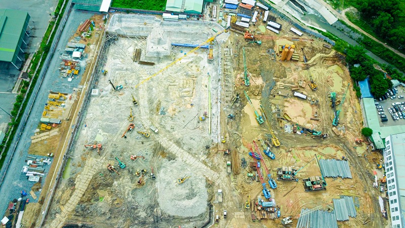 Tiến độ thi công dự án Phát Đạt  Astral city Bình Dương 