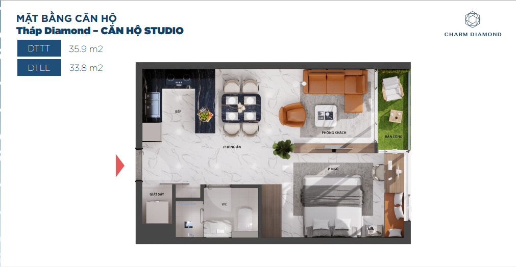 thiet ke du an charm diamond di an binh duong