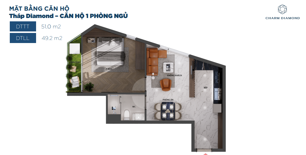 thiet ke du an charm diamond di an binh duong