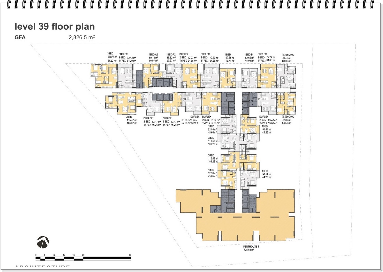 thiết kế dự án The Emerald Golf View Bình Dương tang 39